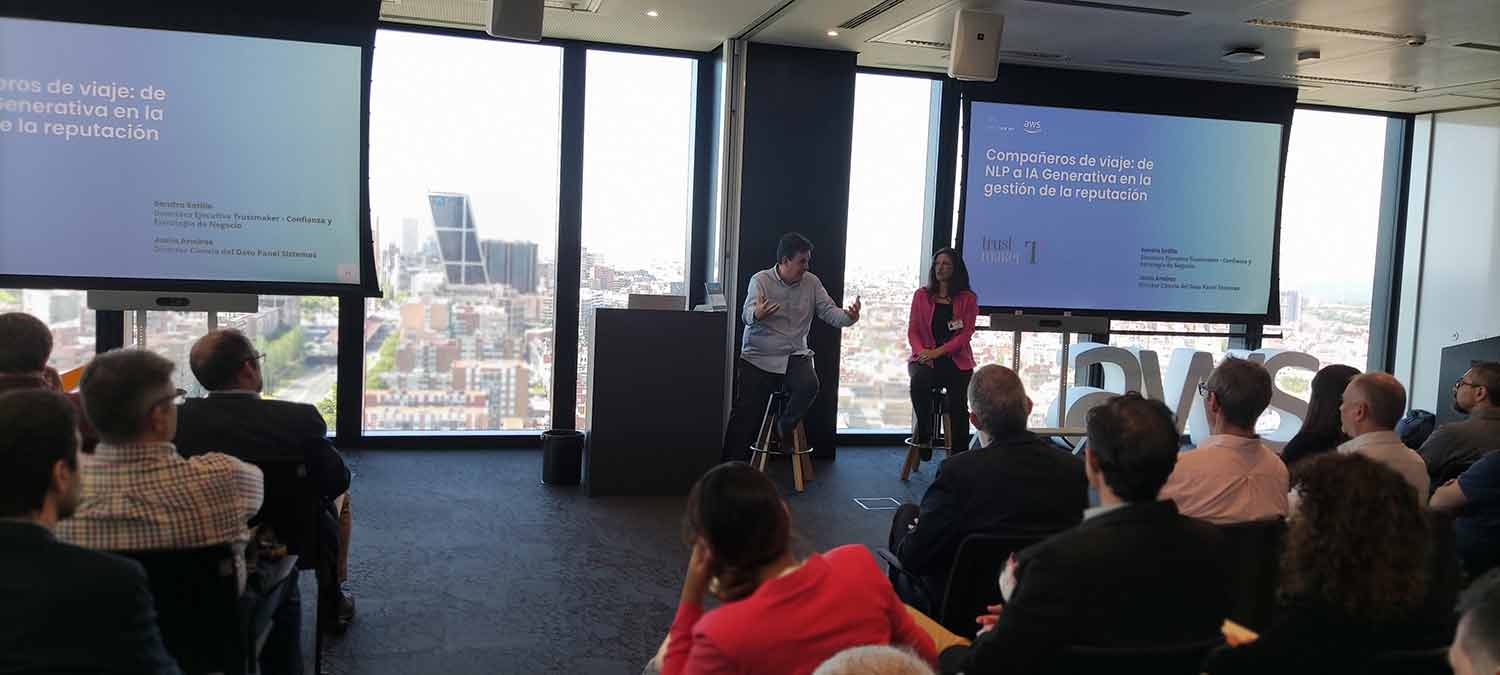 Jesús Aneiros y Sandra Sotillo hablan de la experiencia real de TrustMaker en la aplicación de la IA